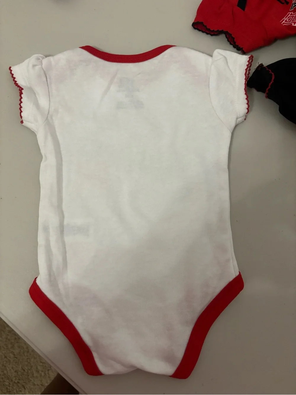 NWT Nebraska Huskers Baby Onesies (Set of 3)